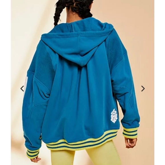 NWT FREE PEOPLE POST UP SWEAT JACKET - Picture 5 of 10